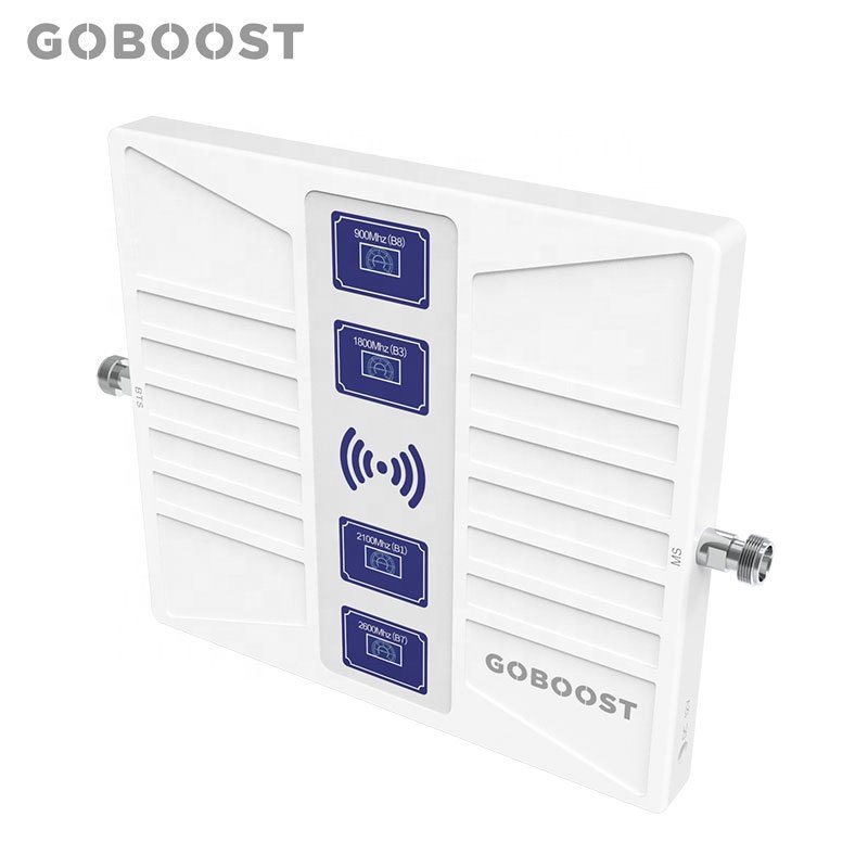 Goboost Five band repeater mobile signal booster amplifier GSM 2g 3g 4g cell phone booster signal repeater
